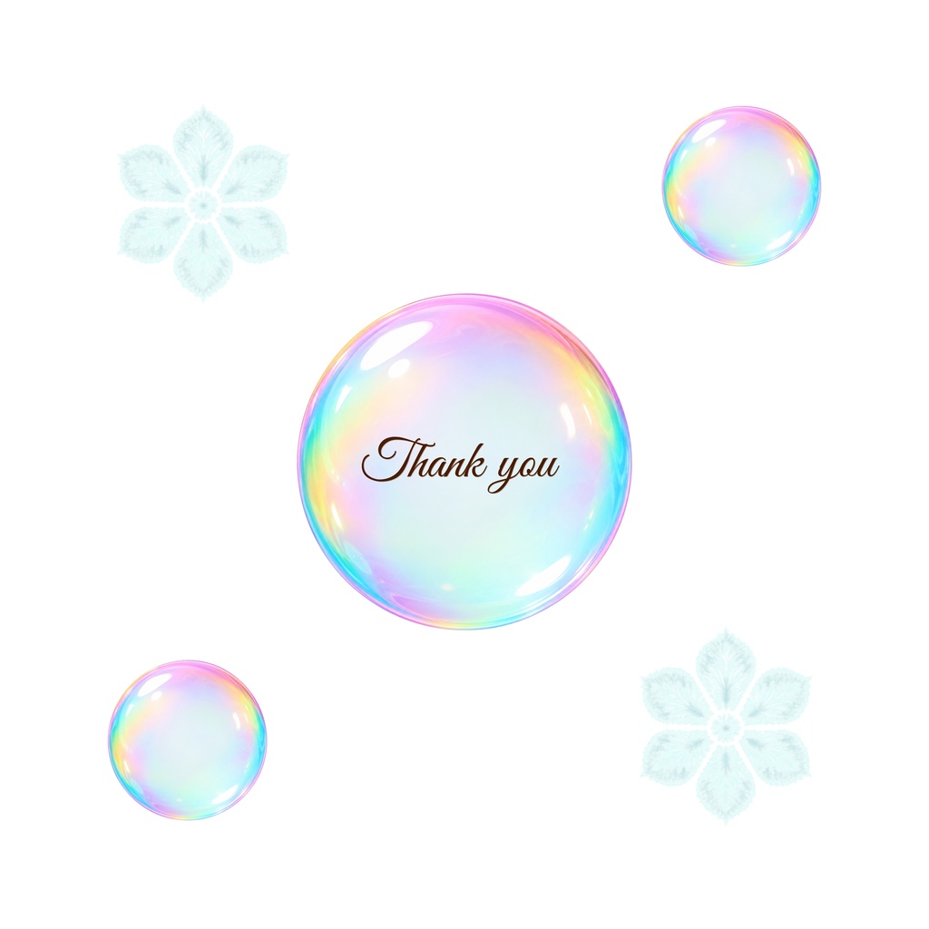 Thank you デジタルペーパー ① 15枚セット