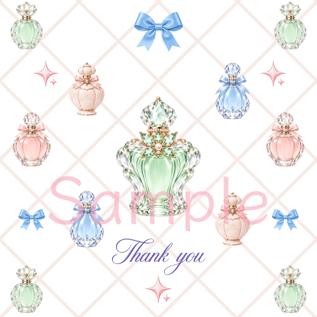 Thank you デジタルペーパー ④10枚セット (背景色違い・文字なし等あります)