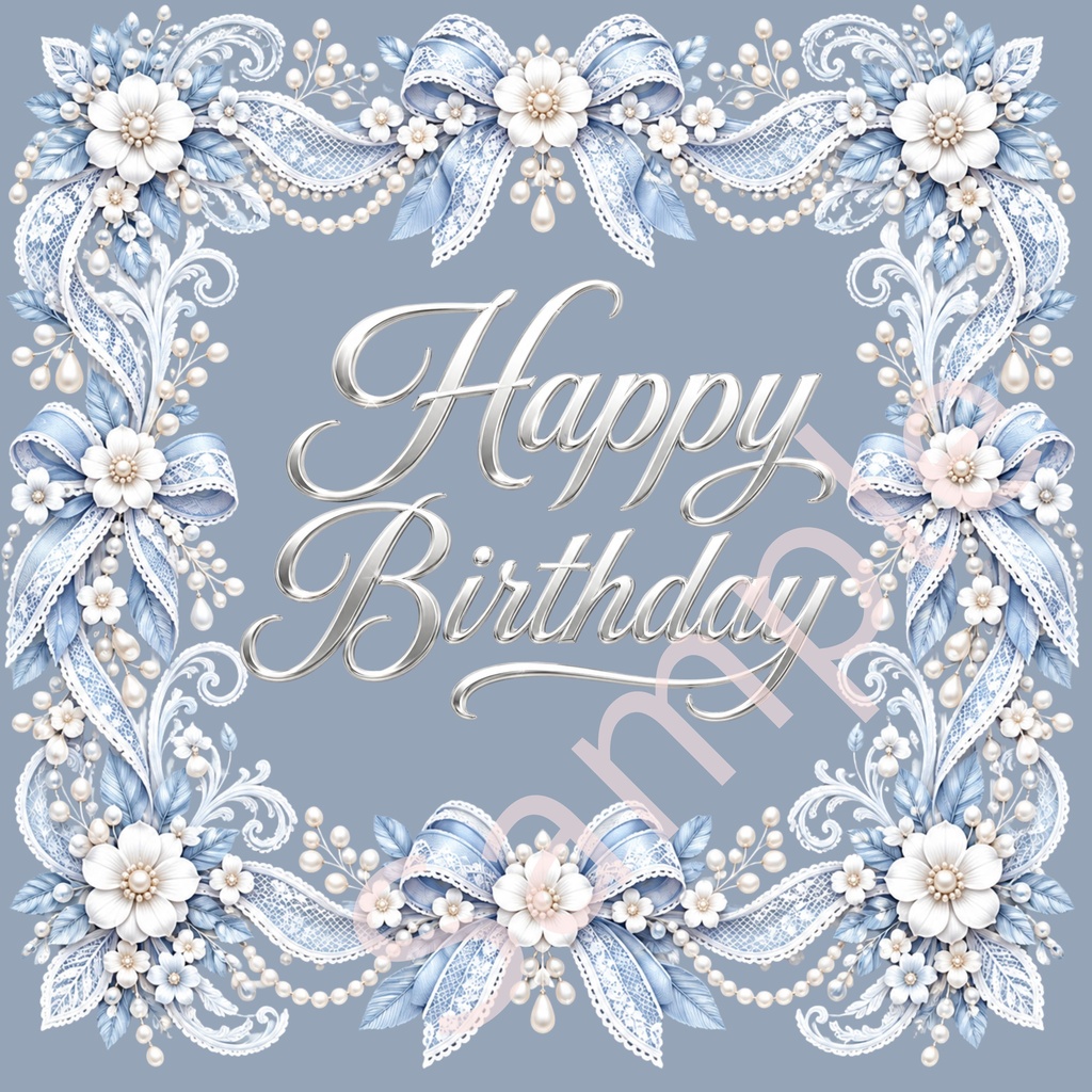 Happy Birthday デジタルペーパー10枚 ①