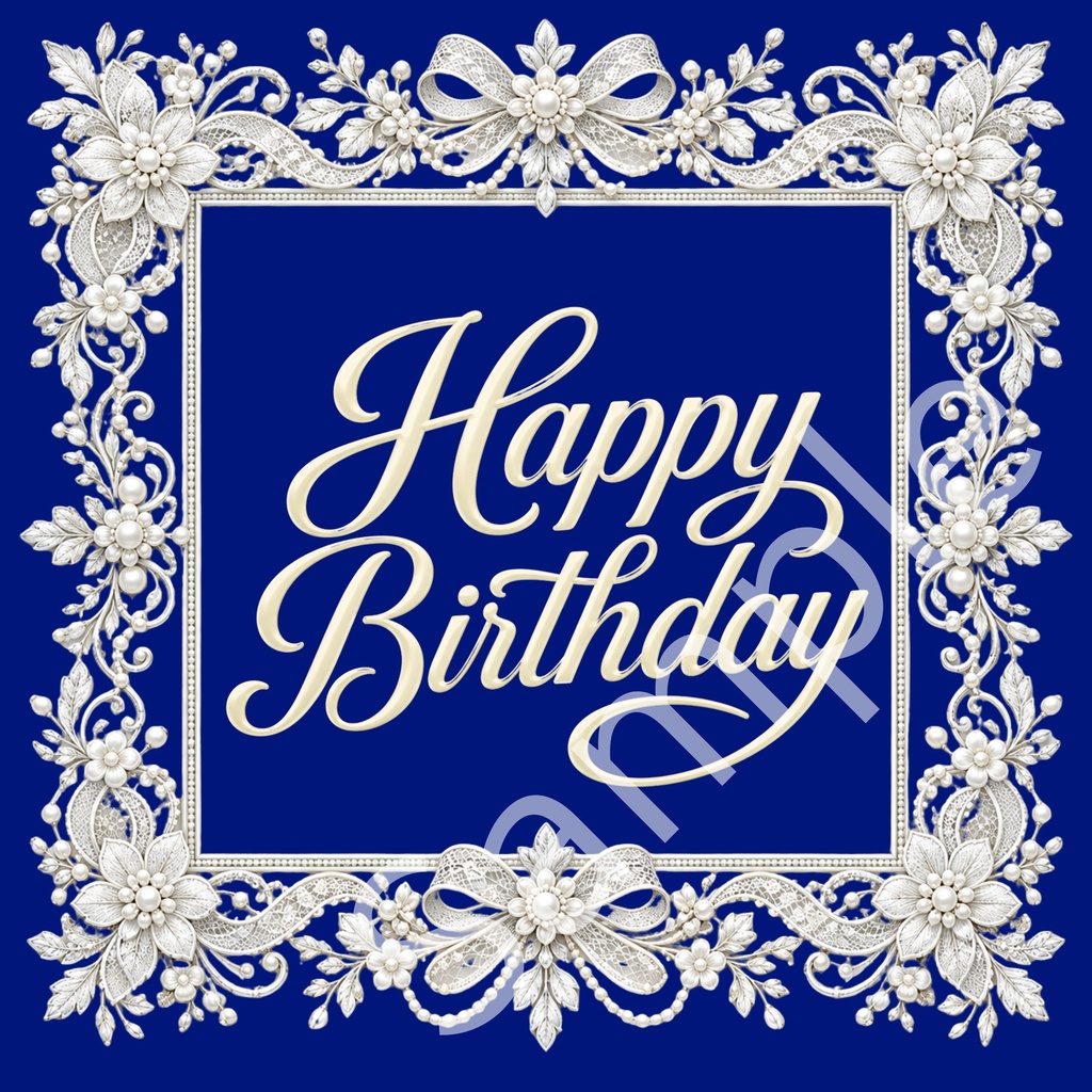 Happy Birthday デジタルペーパー10枚 ①