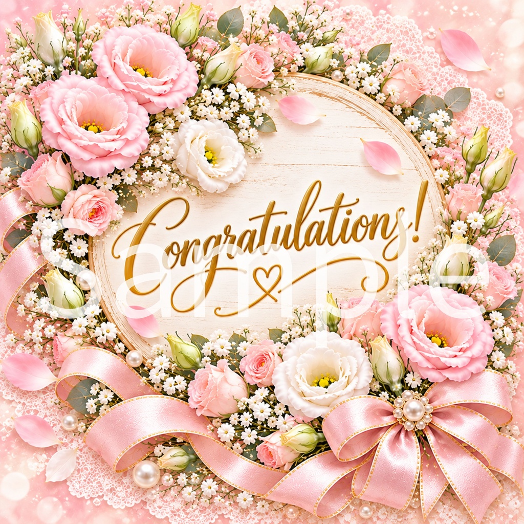 Congratulations デジタルペーパー ③ 5枚