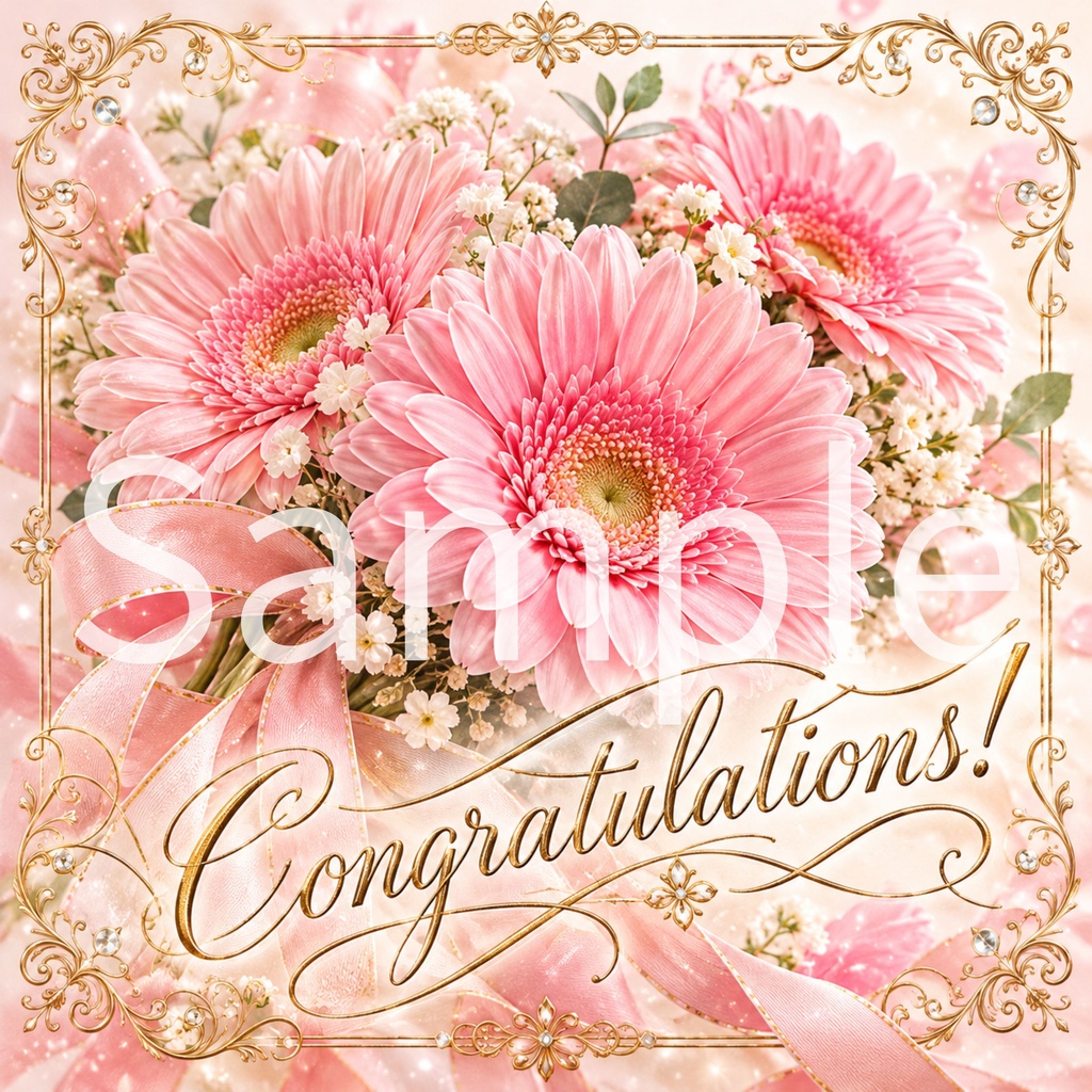 Congratulations デジタルペーパー ④ 5枚セット
