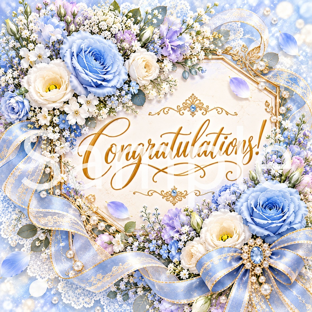 Congratulations デジタルペーパー ④ 5枚セット