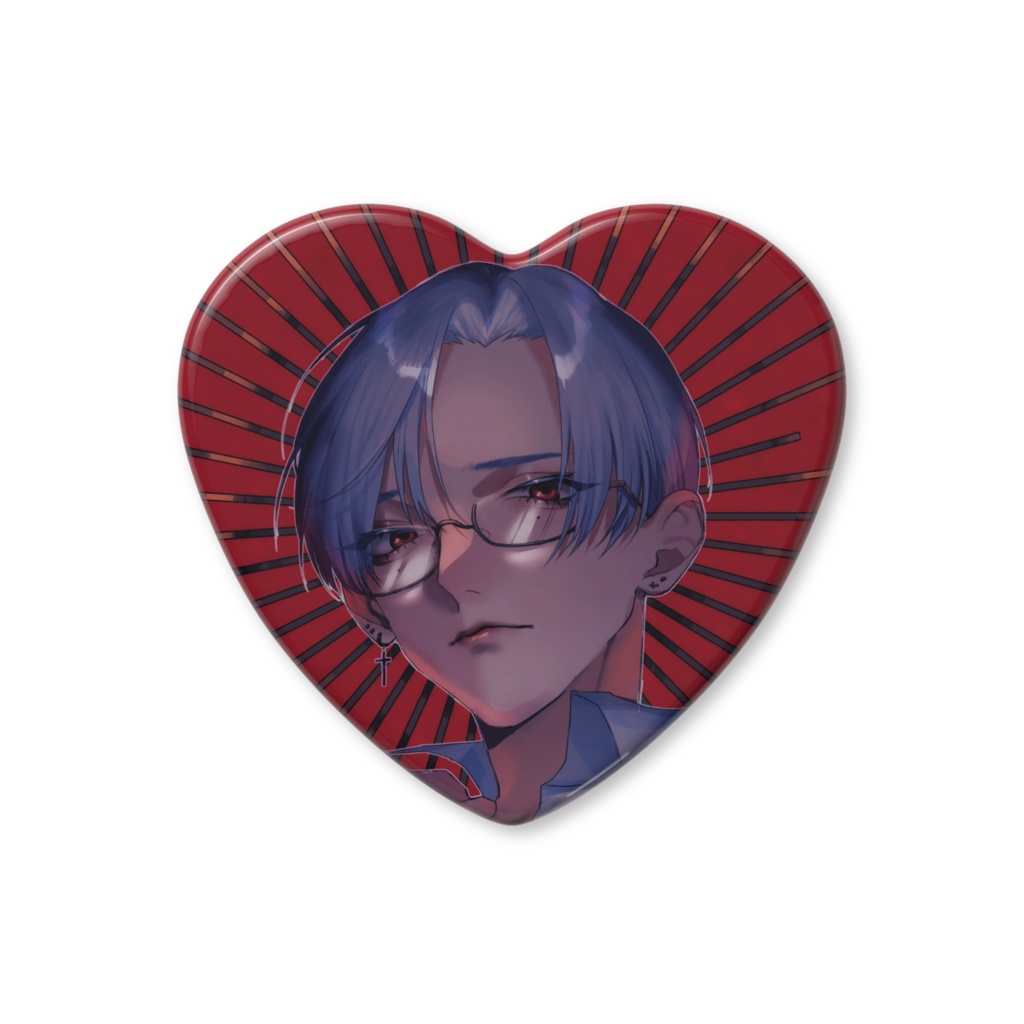 天国くんハート缶バッジ!