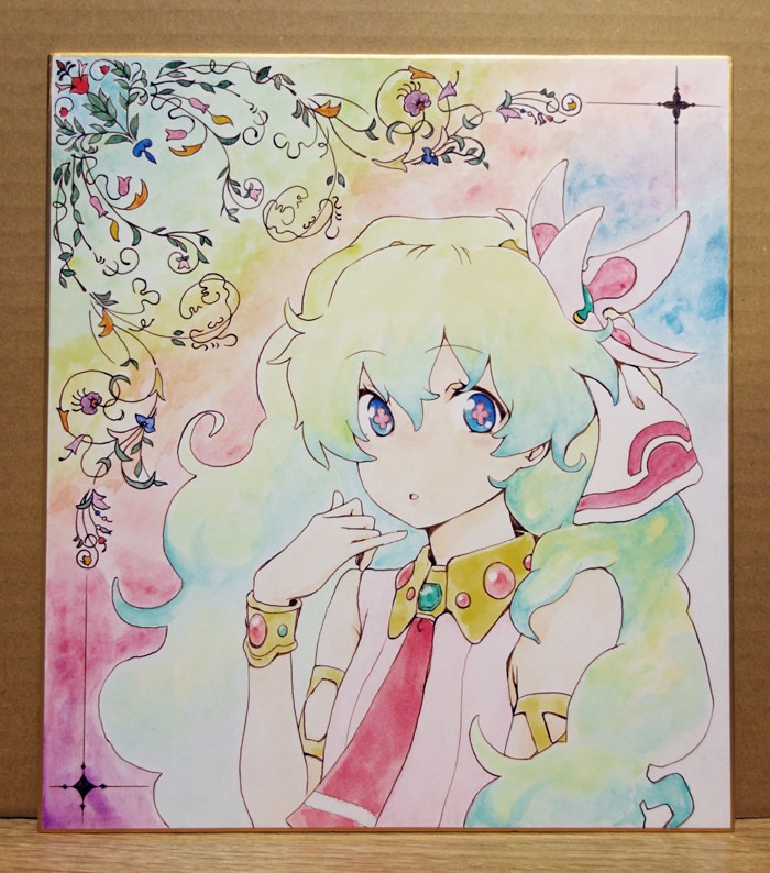 色紙（ニア・テッペリン ロングヘア）【送料込み】