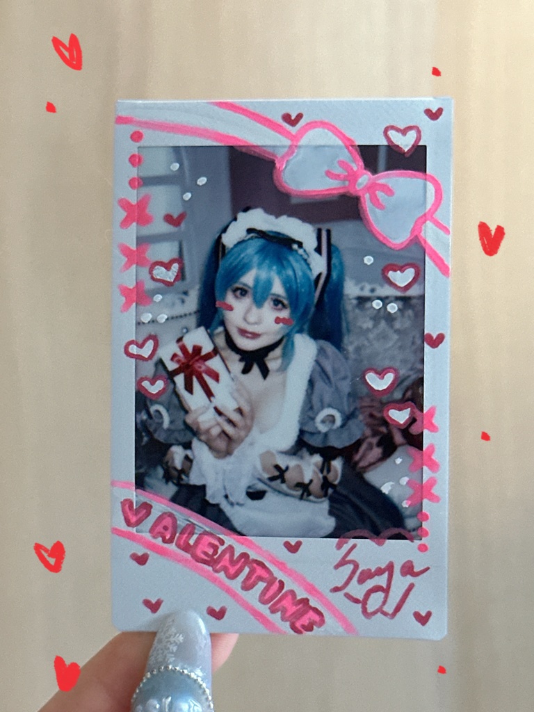 サーヤのバレンタインメイド限定ランダムチェキ!