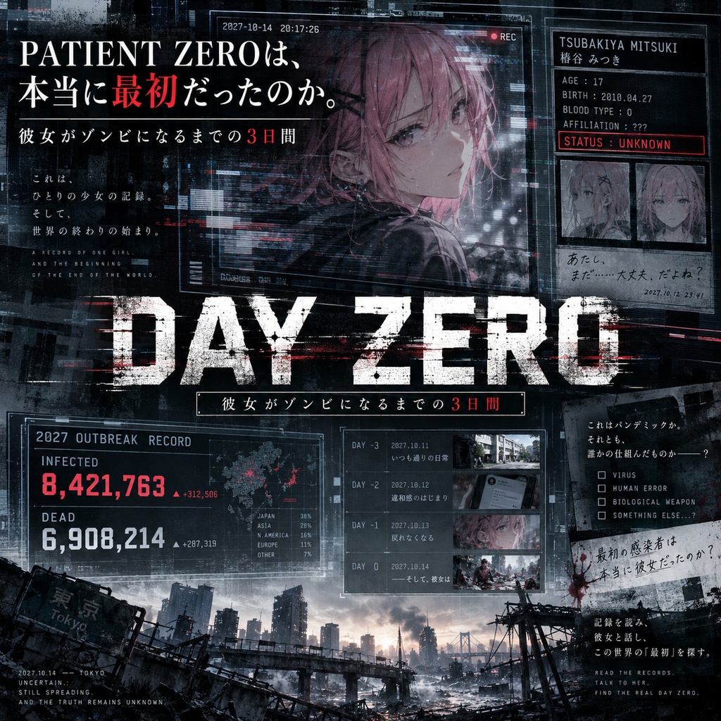DAY ZERO ― 彼女がゾンビになるまでの3日間｜体験型Webミステリー