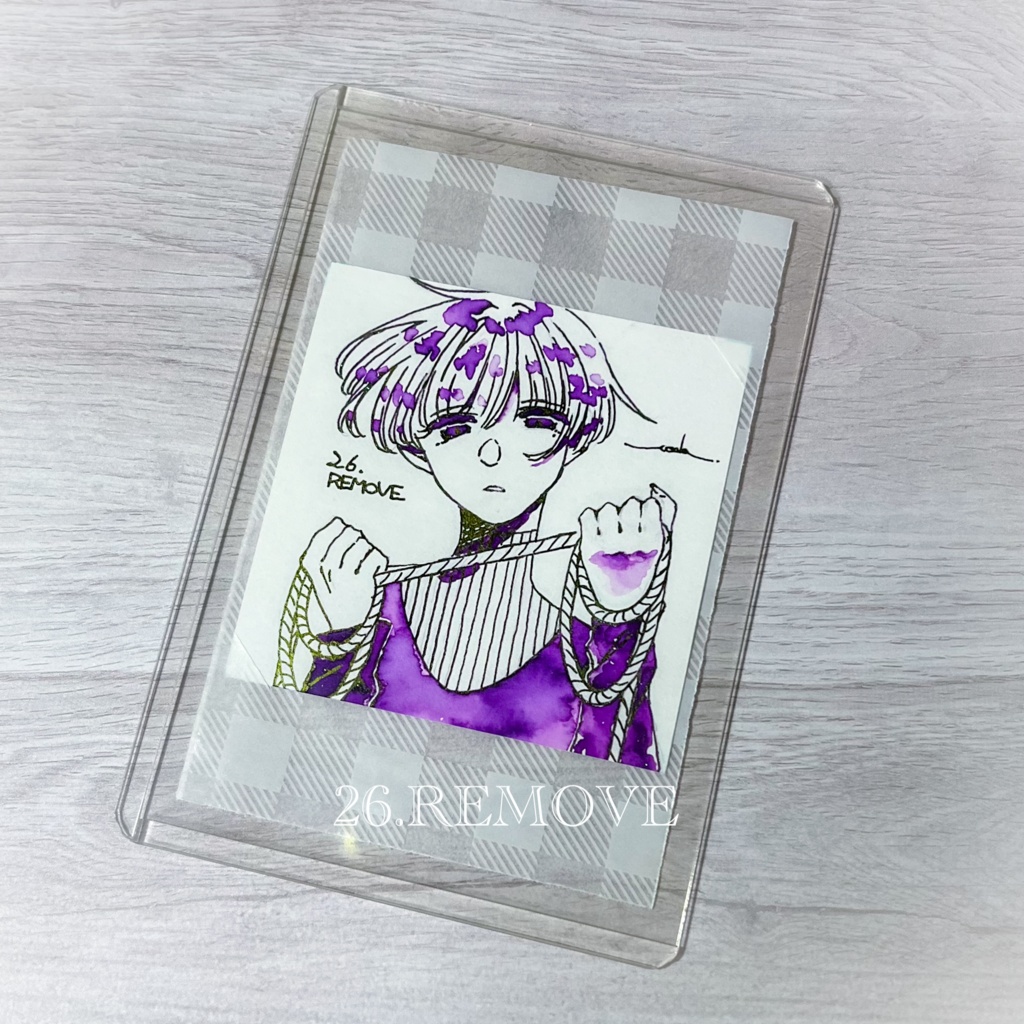 インクトーバーミニ原画17〜31