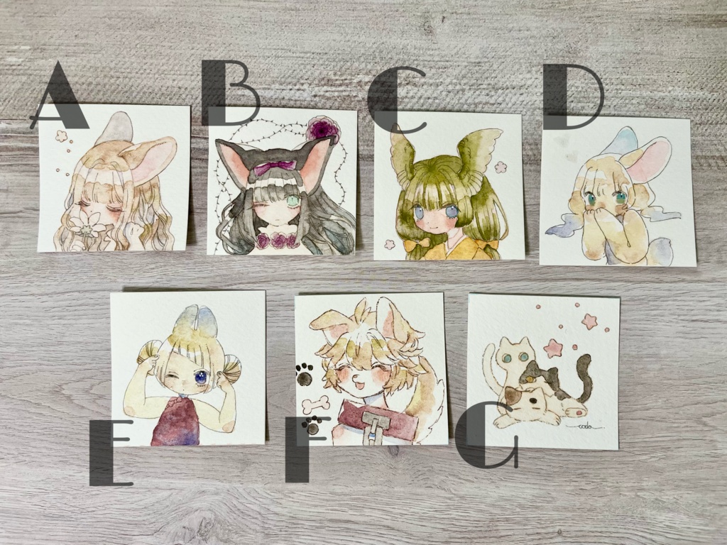 ミニ原画 ドローイング