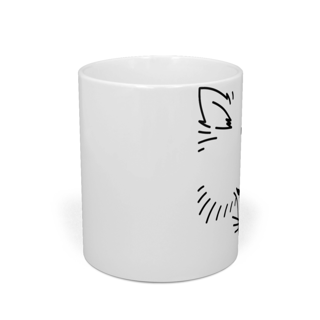 White dog Muzzle collection(まずるマグカップ)