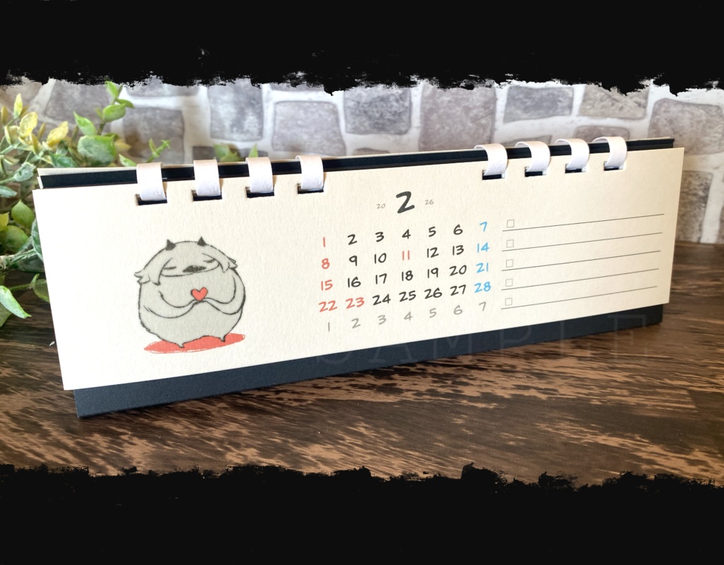 ちいさなトロルのカレンダー2026