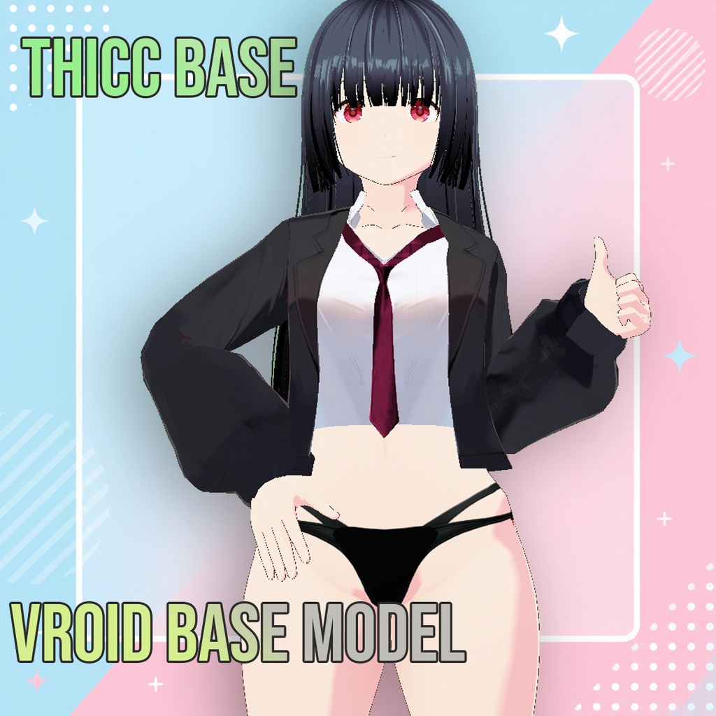 [Vroid] Thicc base model