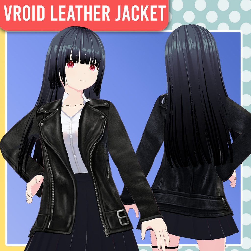 [Vroid] Leather Jacket