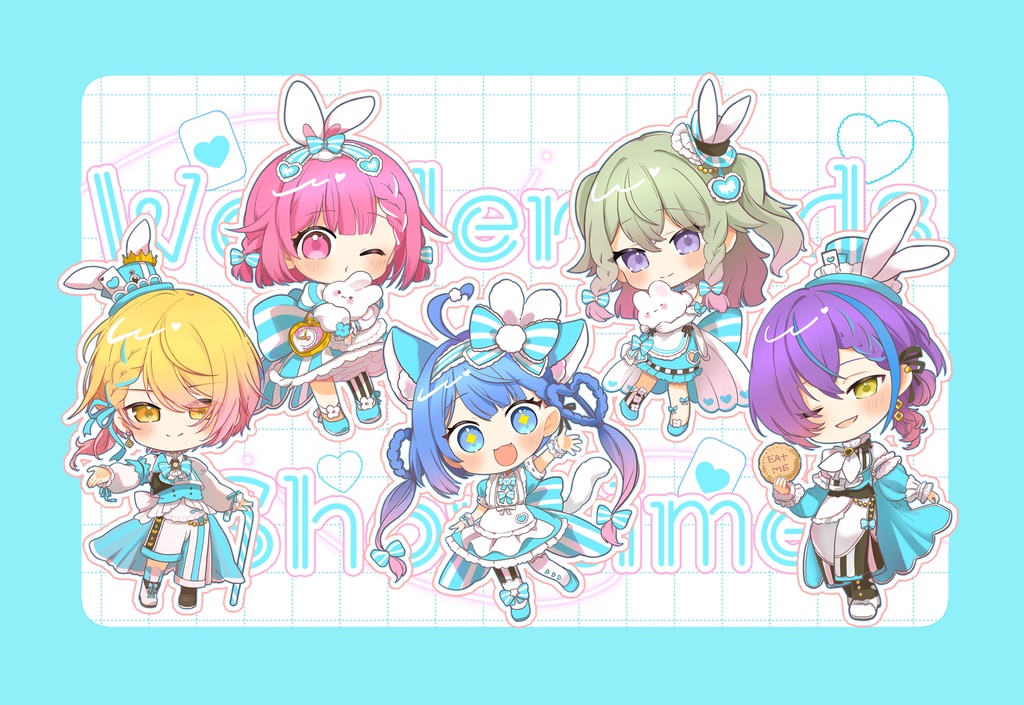 ワンダショアリスモチーフポストカード