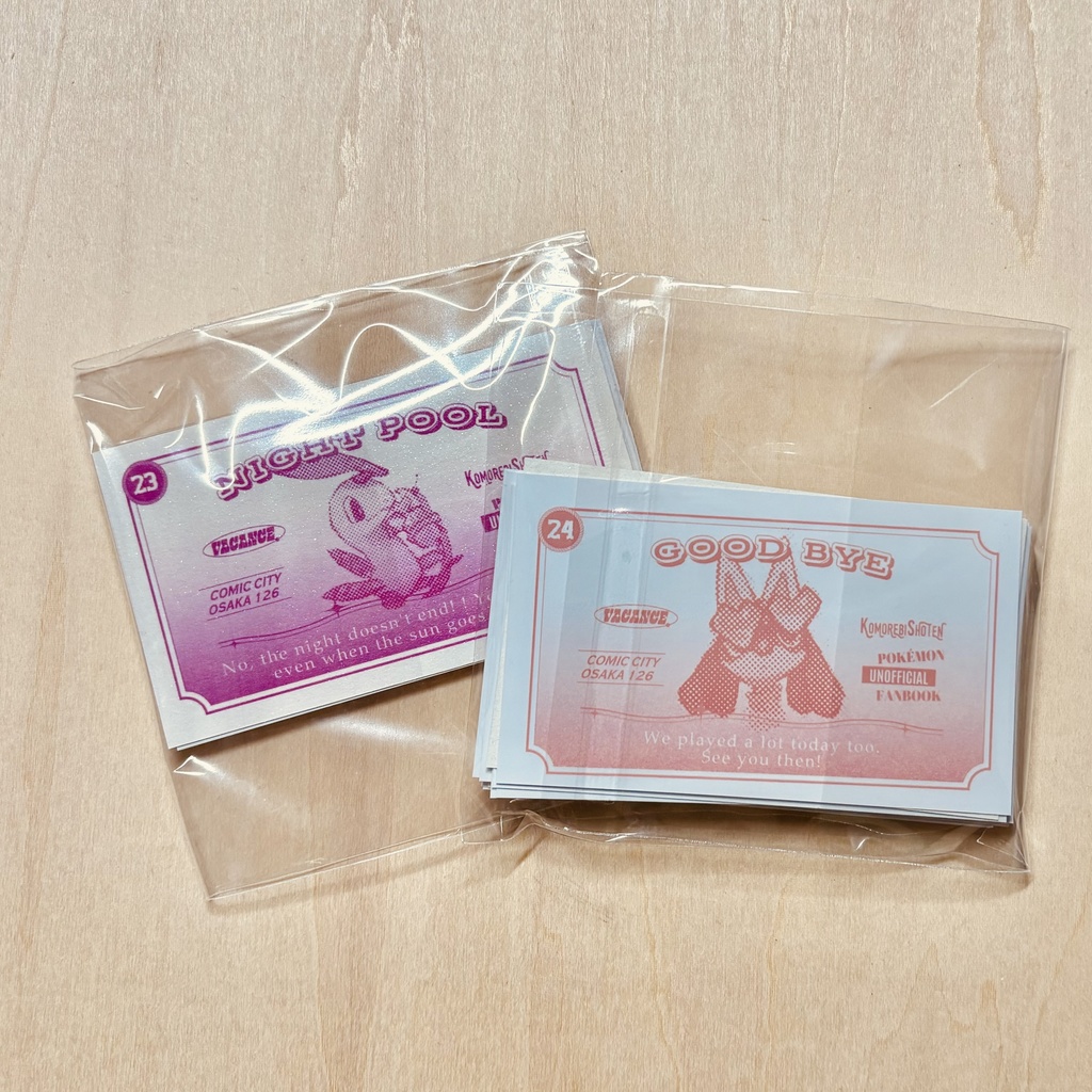 【CC大阪126新刊】vacance