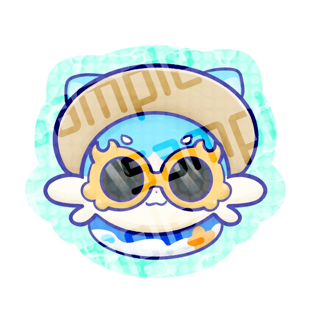 もちポポンアクリルキーホルダー