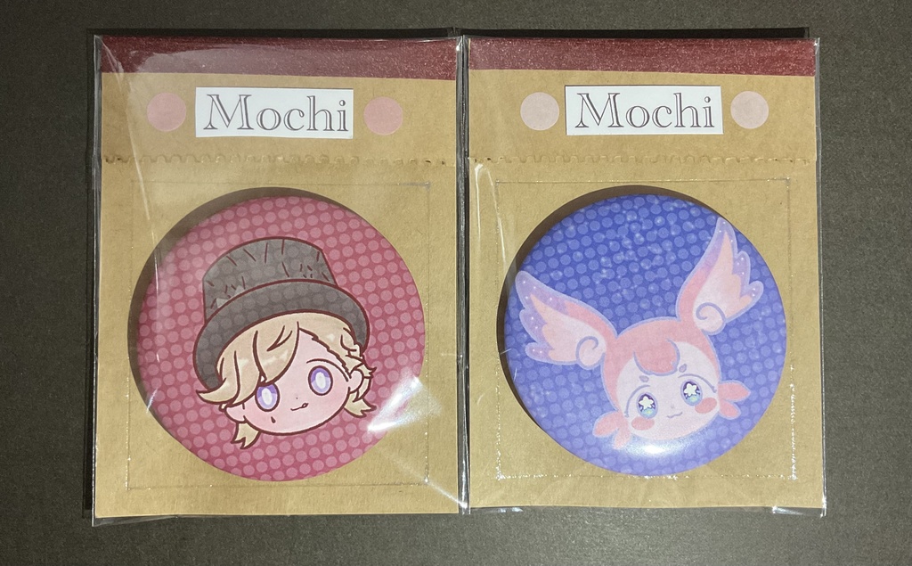 もち缶バッジ