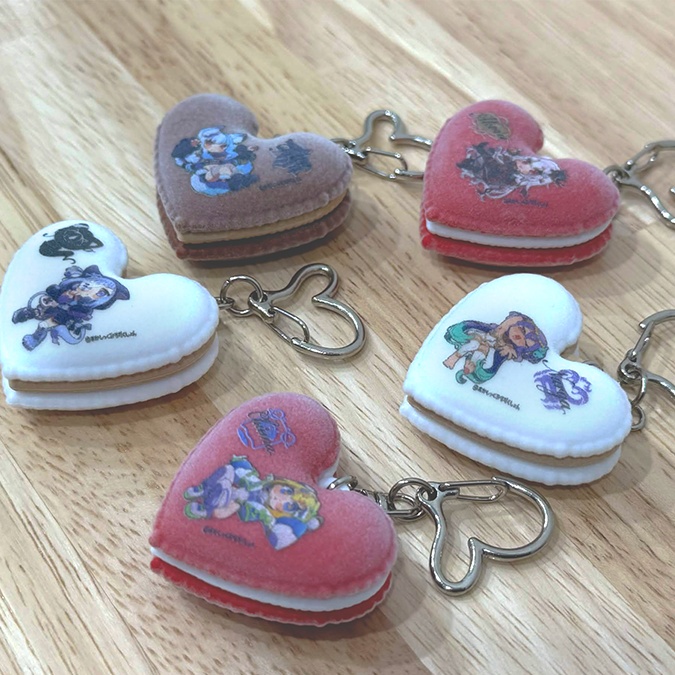 【ホワイトデー2026】あかぷろランダムハートマカロンキーホルダー【生産分のみ】