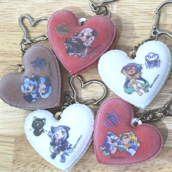 【ホワイトデー2026】あかぷろランダムハートマカロンキーホルダー【生産分のみ】