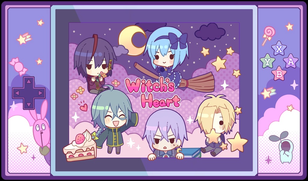 Witch's Heart　ゲーム画面風デスクマット