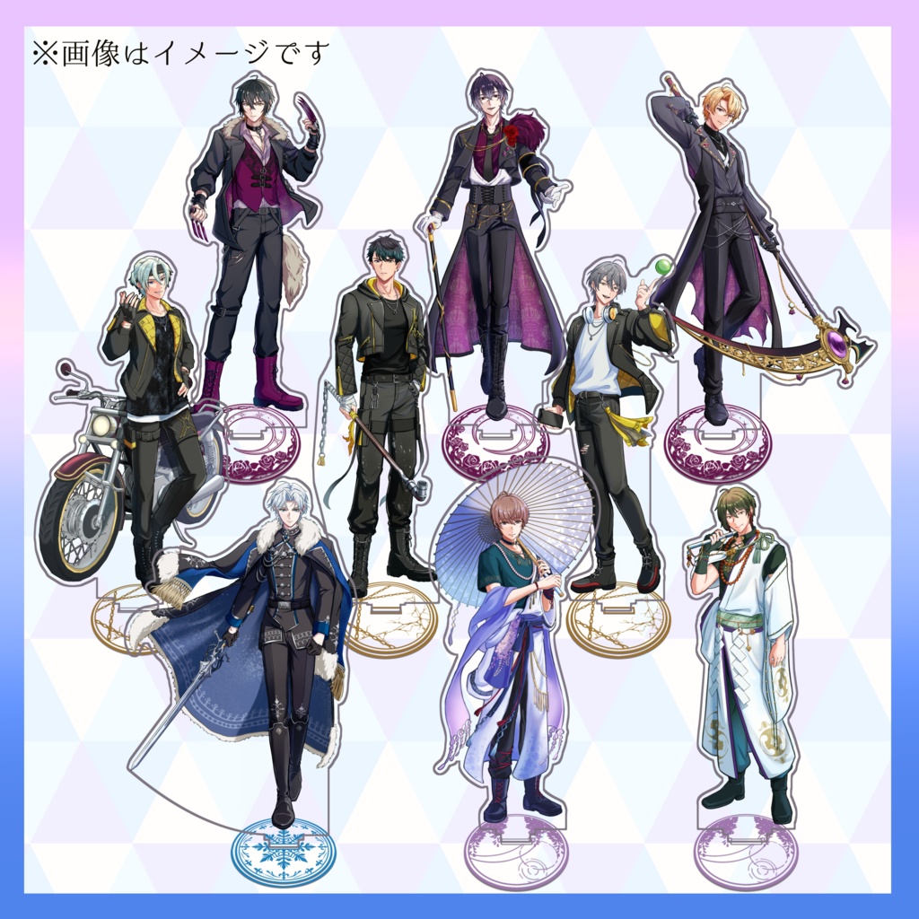 【非公式】寮服シリーズ・東ディバアクリルスタンド