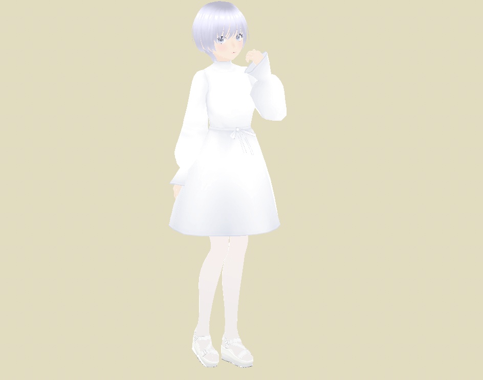 【Free/Support】004 デフォ子ちゃん【VRoid】