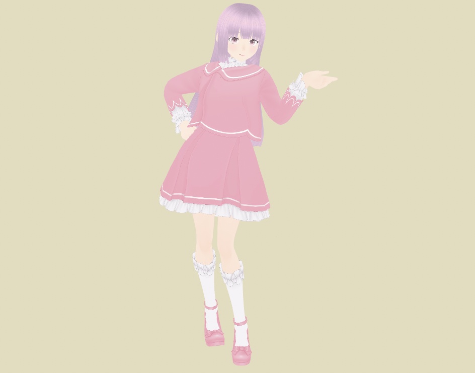 【Free/Support】009 MOMO【VRoid】