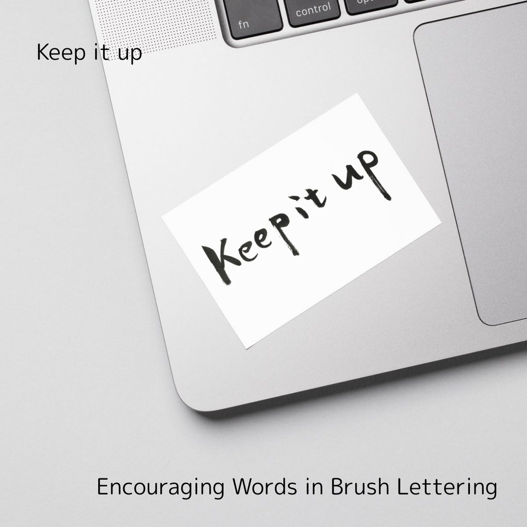 「がんばれ」筆文字セット|縦・横+英語“keep it up”|応援・励まし・ギフトに