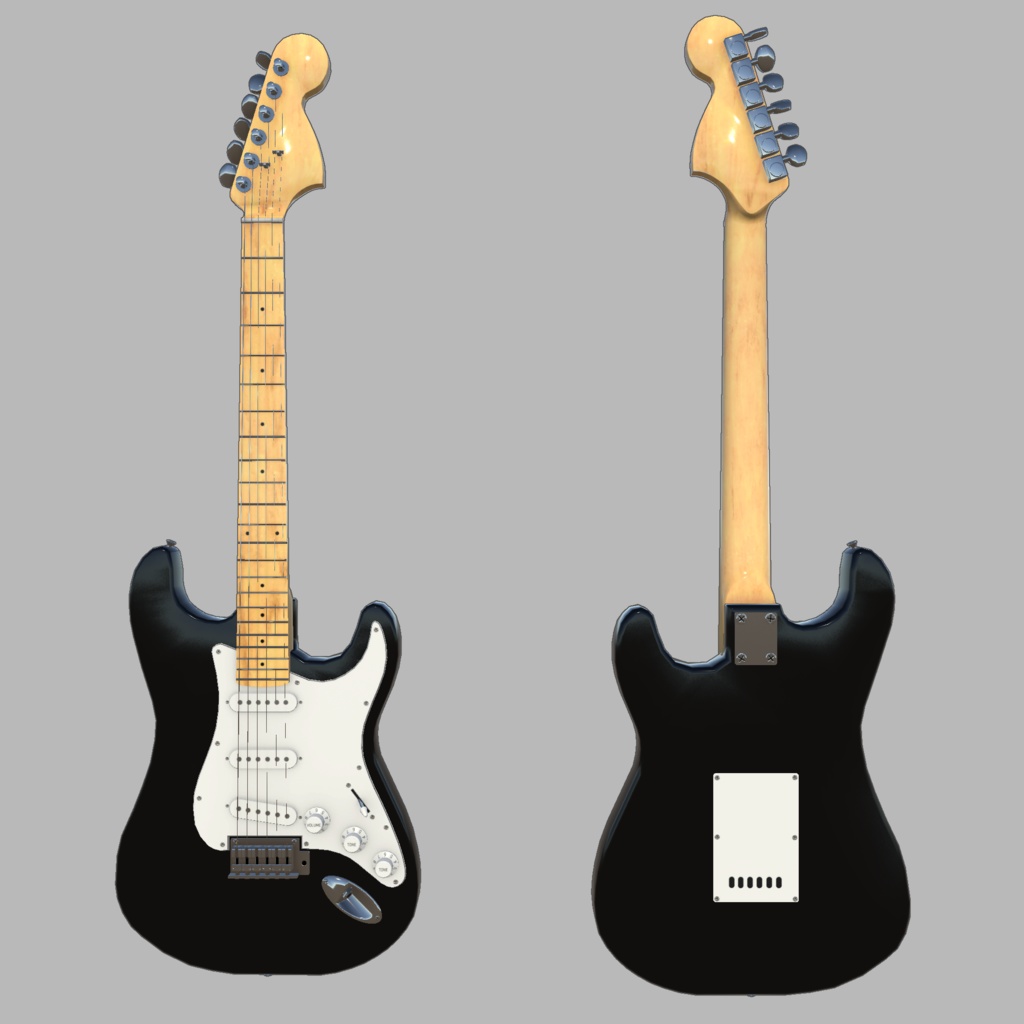 Electric Guitar【3Dモデル】