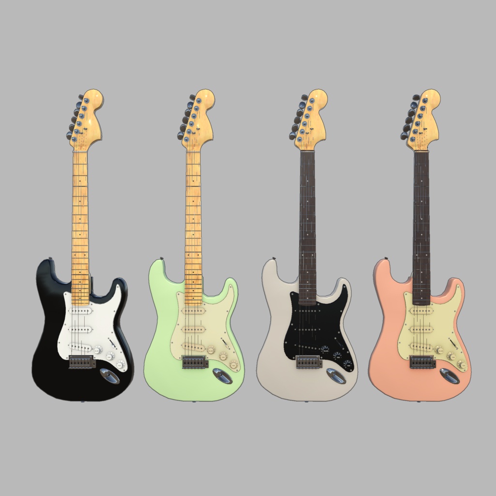 Electric Guitar【3Dモデル】