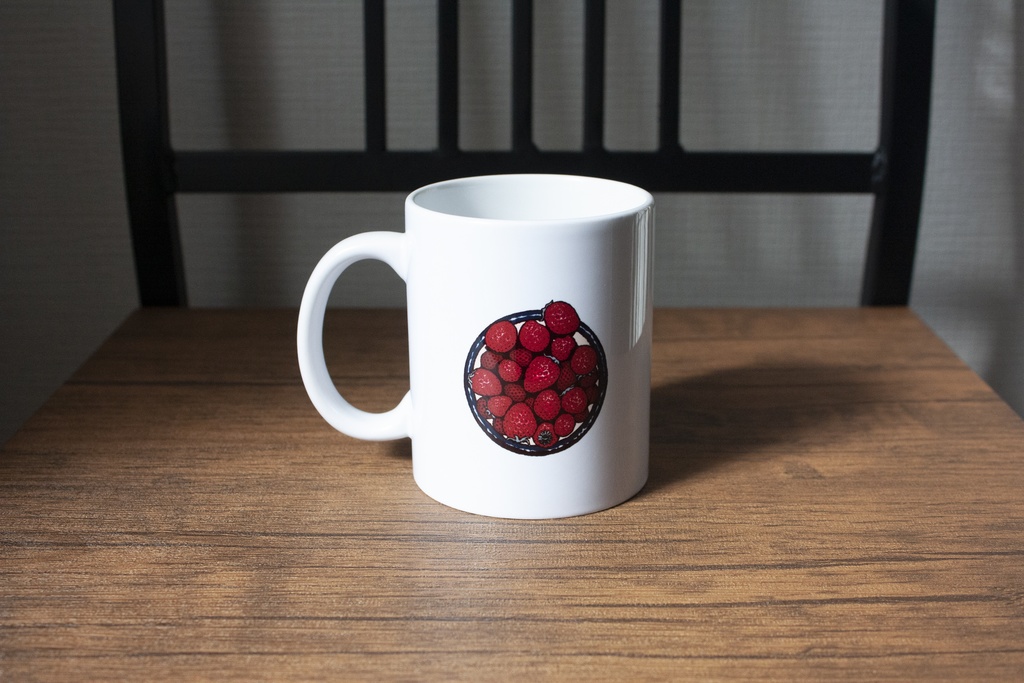 「STRAWBERRY BOWL」「HAMBURGER」マグカップ