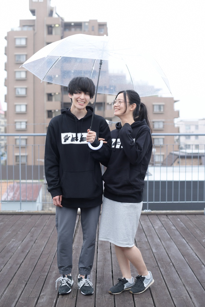 ” sign language” design parka