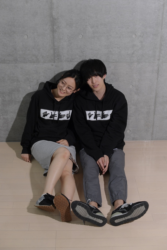 ” sign language” design parka