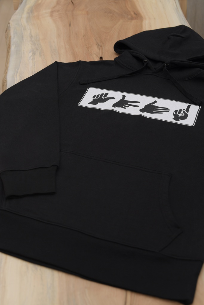 ” sign language” design parka