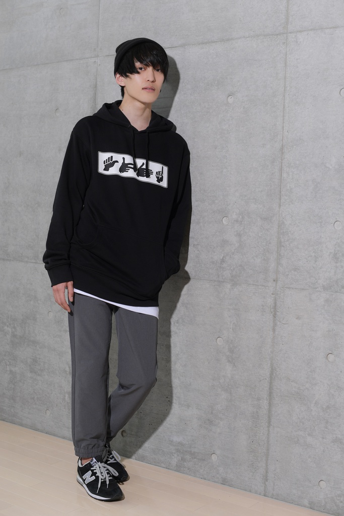 ” sign language” design parka