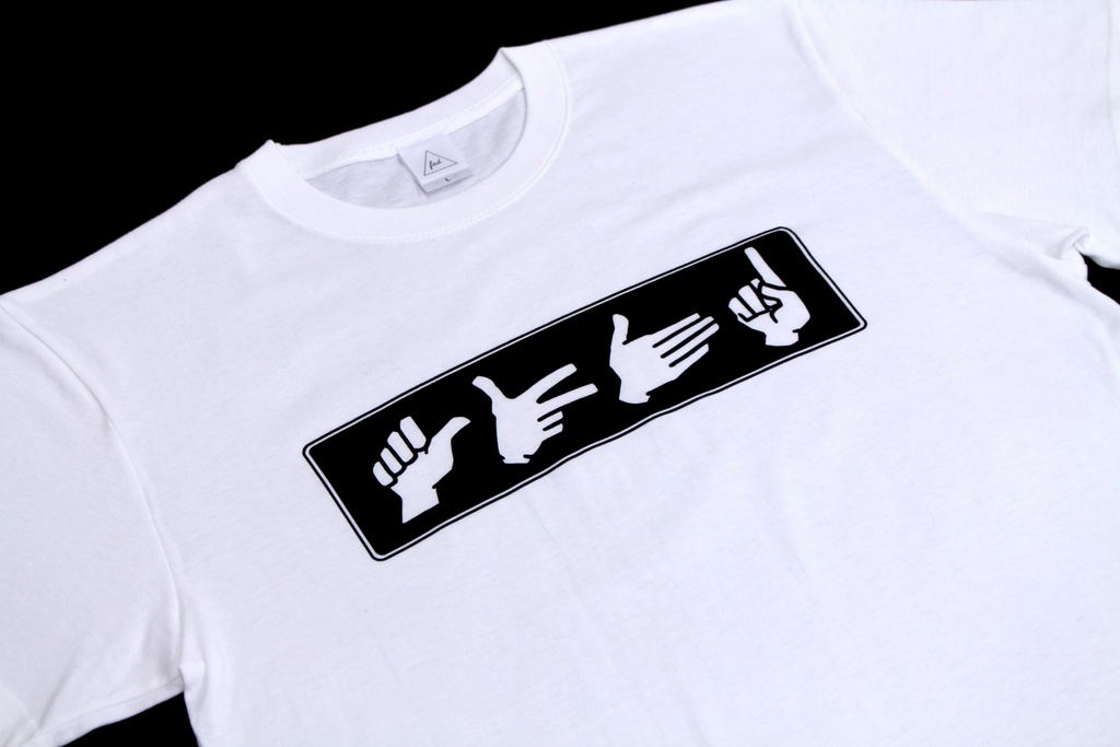 ” sign language”  design T-shirt