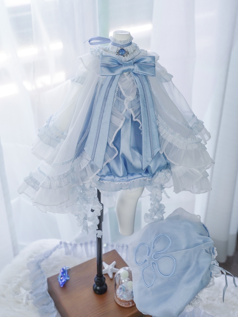 【1/4サイズ】  漂う夢のクラゲ Jelly Dreams ドール服セット