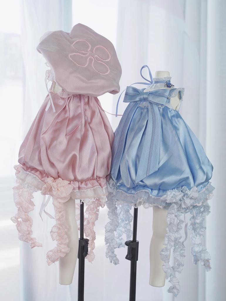 【1/4サイズ】  漂う夢のクラゲ Jelly Dreams ドール服セット