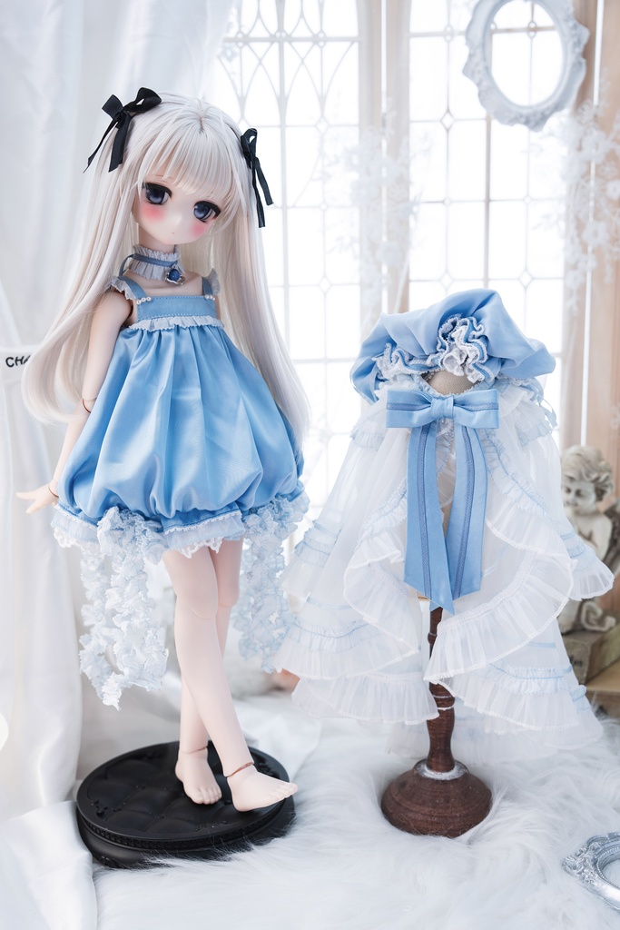 【1/4サイズ】  漂う夢のクラゲ Jelly Dreams ドール服セット