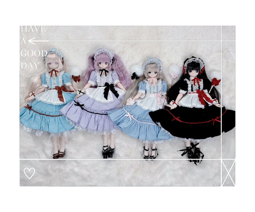 【オビツ22・オビツ24・ピュアニーモ2（1/6 サイズ）】メイドちゃん（仮） 