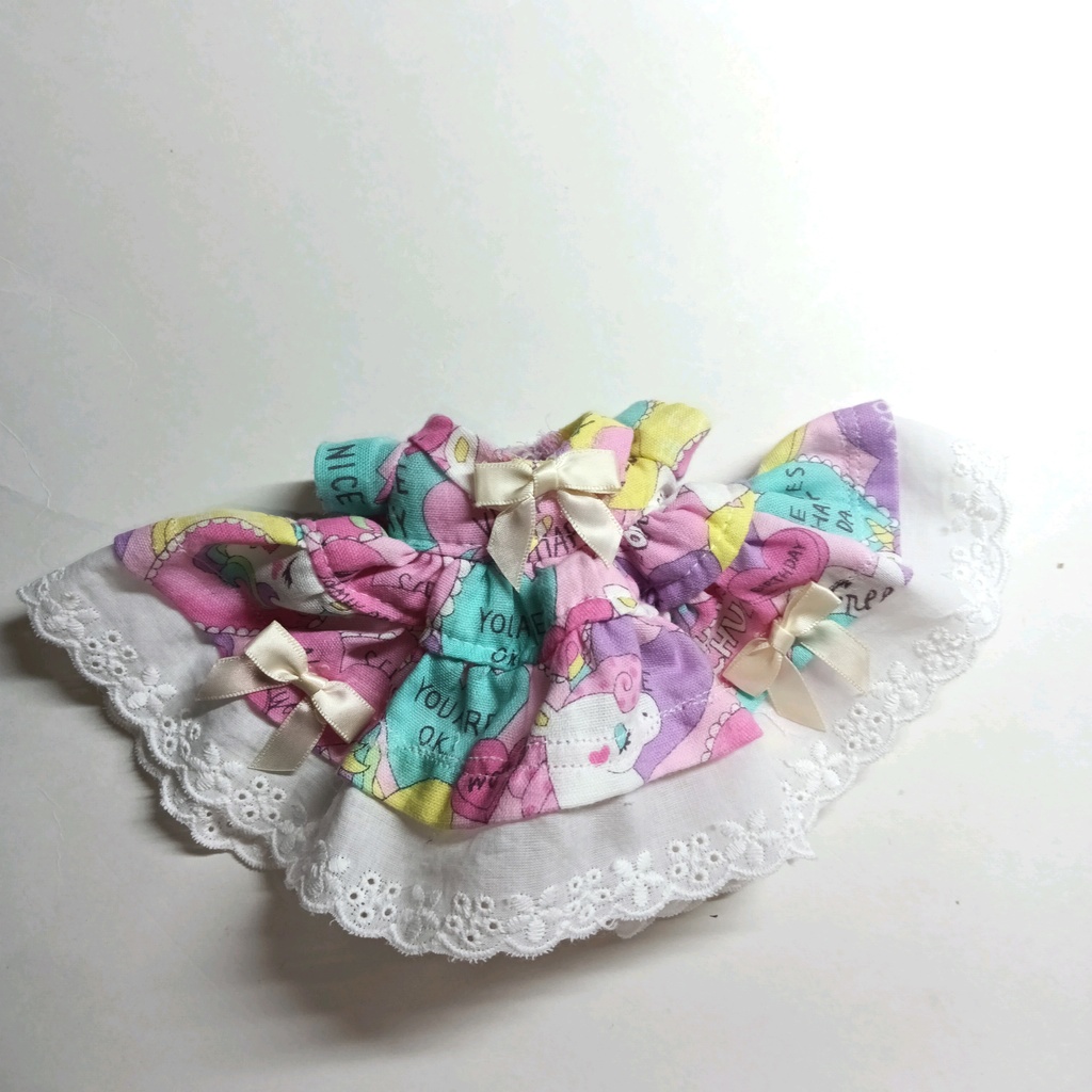 ショート丈・ユニコーンのWギャザードレス