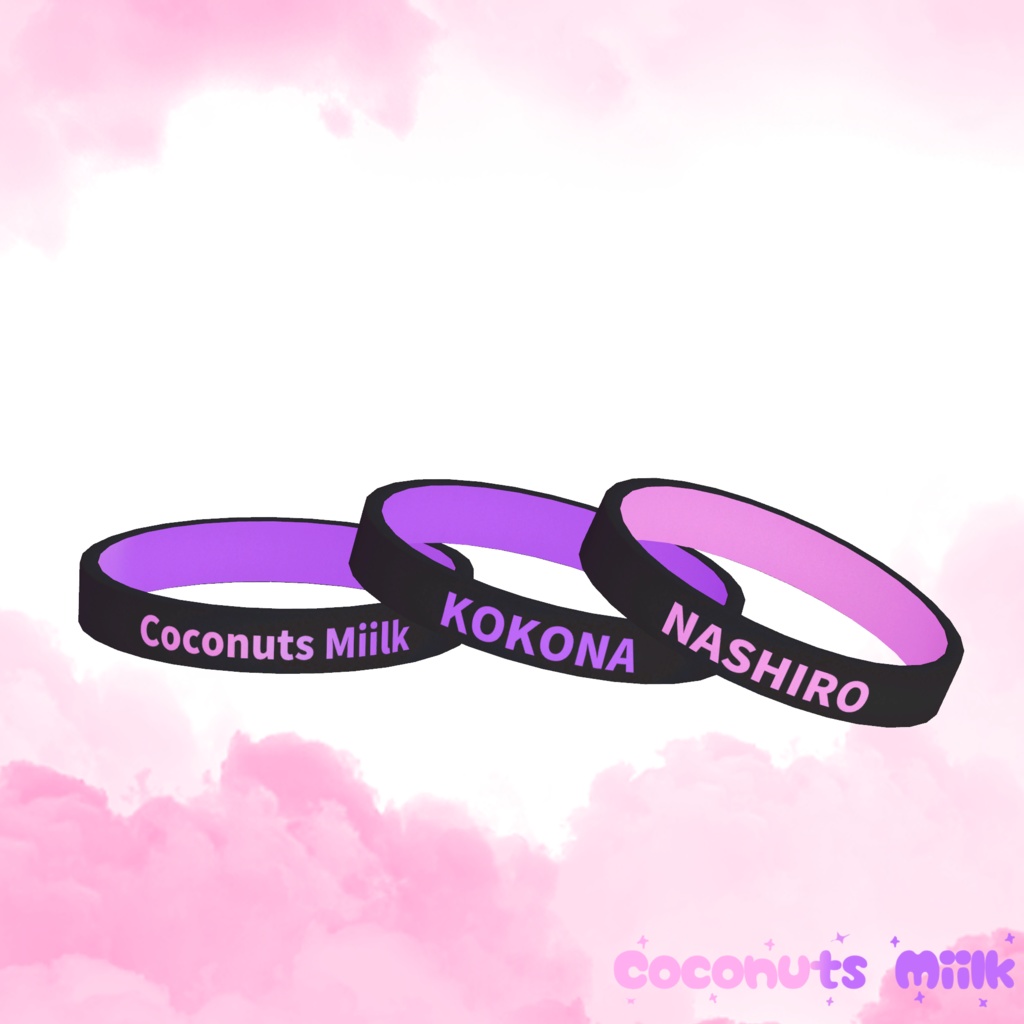 Coconuts Miilk応援リストバンド