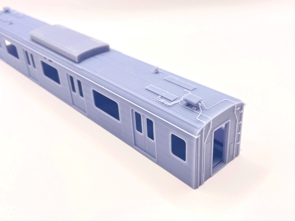 1/80 東急5000系タイプ 中間車ダブルパンタ 鉄道模型 16番ゲージ HO X-3