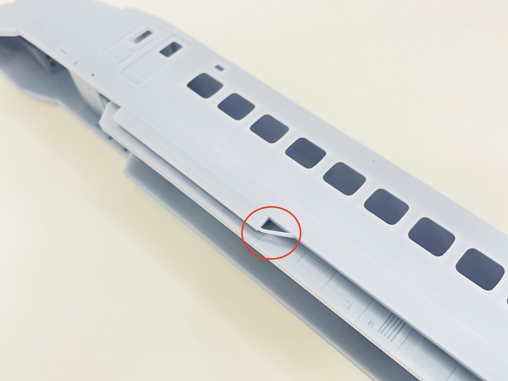 1/87 東海道新幹線 300系タイプ 1号車 車体キット 鉄道模型 16番ゲージ HO H-5