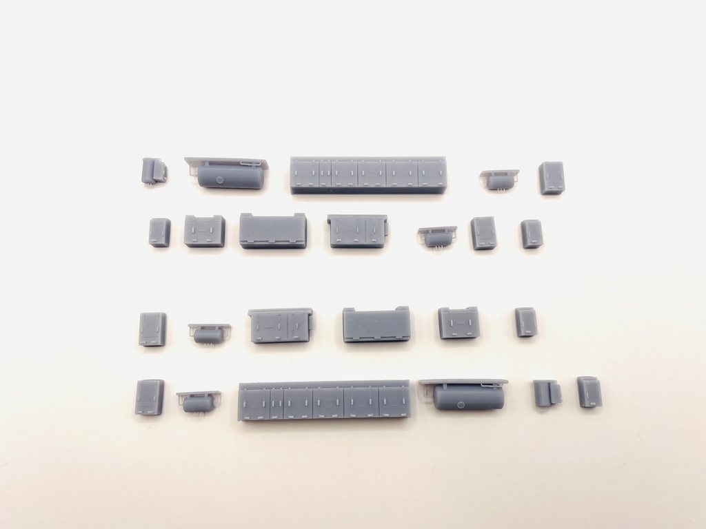 1/80 E233系 6両セット ボディーキット+床下機器 S-2 X-45x2 X-46x2 X-47x1 X-48x1