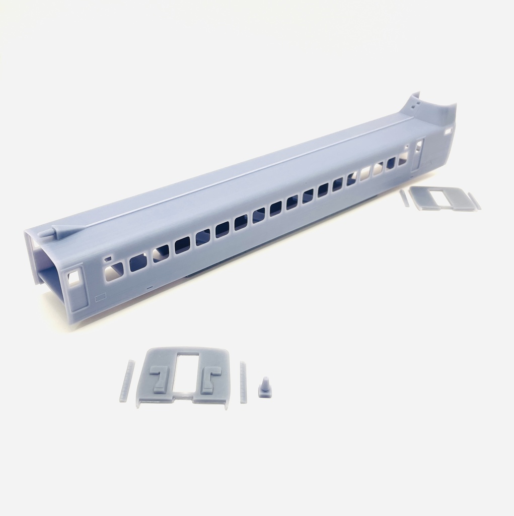 1/87 東海道新幹線　300系タイプ　5、6号車セット　自作素材　　　　H-8