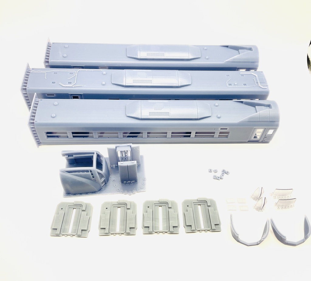 1/80 E353付属編成3両セット 自作素材 鉄道模型 16番ゲージ N-10