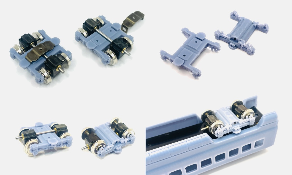 1/87 E3新幹線タイプ 後期型 6両自作素材セット