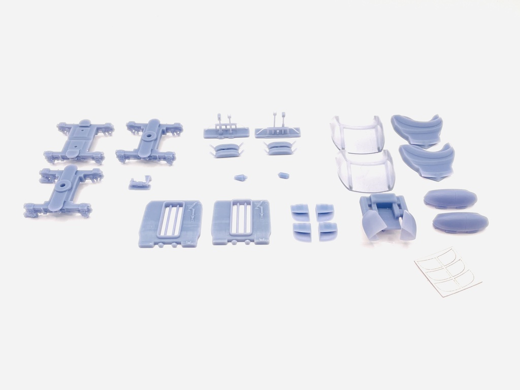 1/87 E3新幹線タイプ 後期型 6両自作素材セット