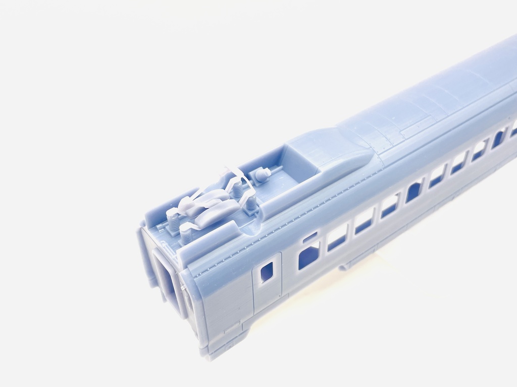 1/87 E3新幹線タイプ 後期型 6両自作素材セット